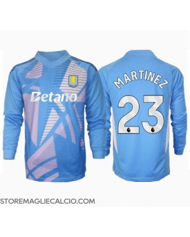 Aston Villa Emiliano Martinez #23 Portiere Maglia Gara Terza Repliche 2024-25 Maniche Lunghe